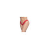String brésilien rouge en dentelle grande taille 